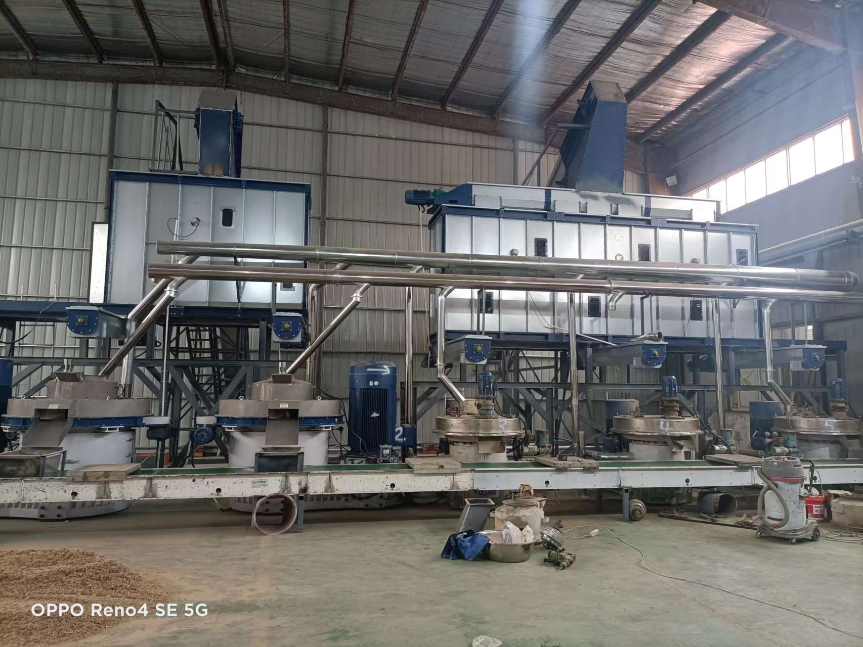 时产10吨以上生物质颗粒生产线